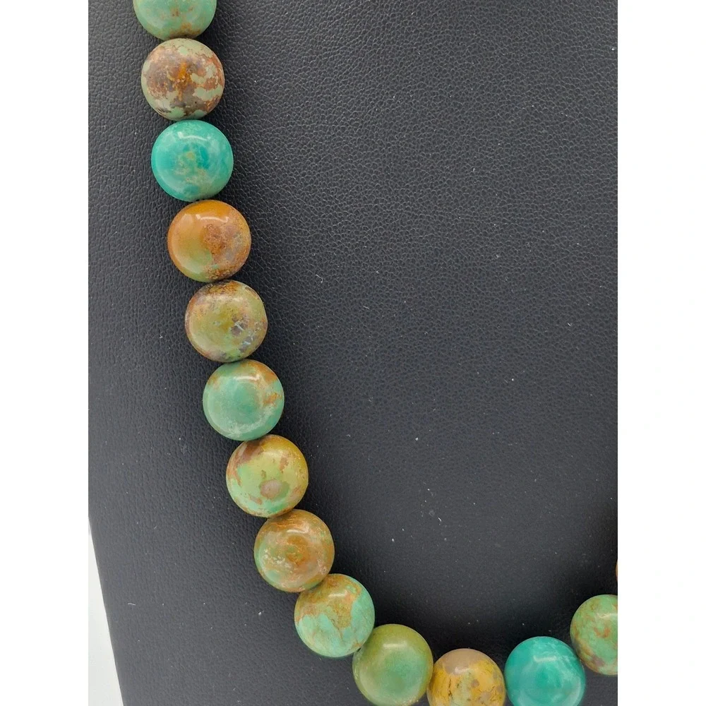 Jay King Mine Finds Necklace Turquoise Sterling Silver Hook Clasp Artisan